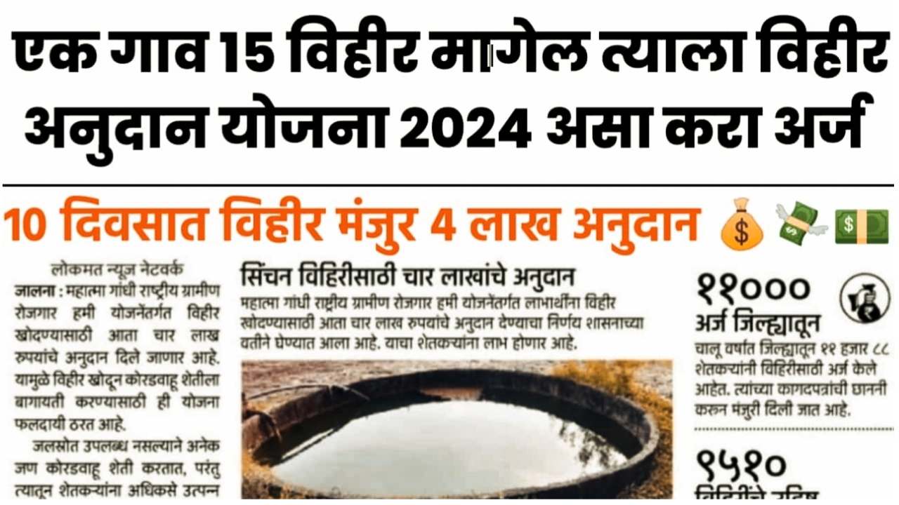 IMG COM 202401302023423400 Mgnrega the well scheme: एक गाव 15 विहिरी; मागेल त्याला विहीर अनुदान योजना 2024