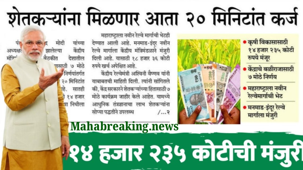 Central Government Farmer Loan Apply