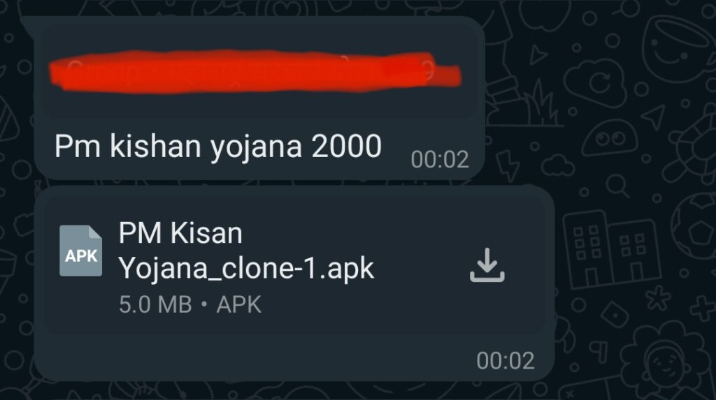 1000259846 PM किसान च्या नावाने आलेल्या App लिंक वर क्लिक करु नका! मोठी फसवणूक होऊ शकते PM Kisan Yojana